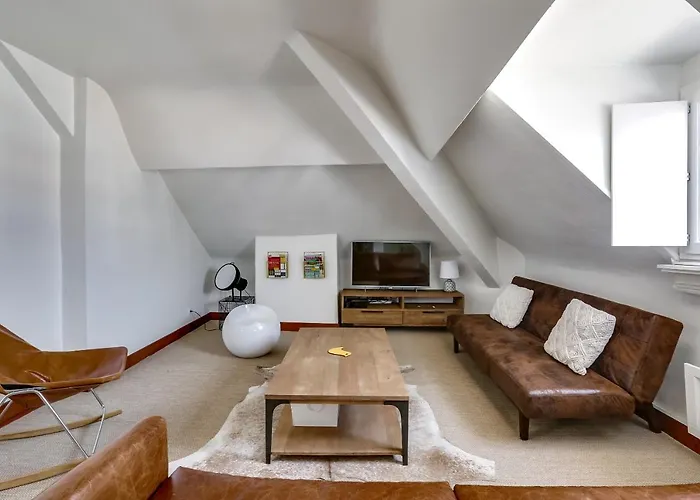 公寓 Magnifique Loft Au-dessus De L'ocean, Place De Parking 比亚里茨