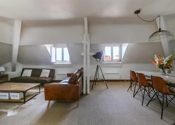 Magnifique Loft Au-dessus De L'ocean, Place De Parking 公寓 比亚里茨